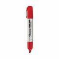 Sanford Sharpie, KING SIZE PERMANENT MARKER, BROAD CHISEL TIP, RED, DOZEN 15002